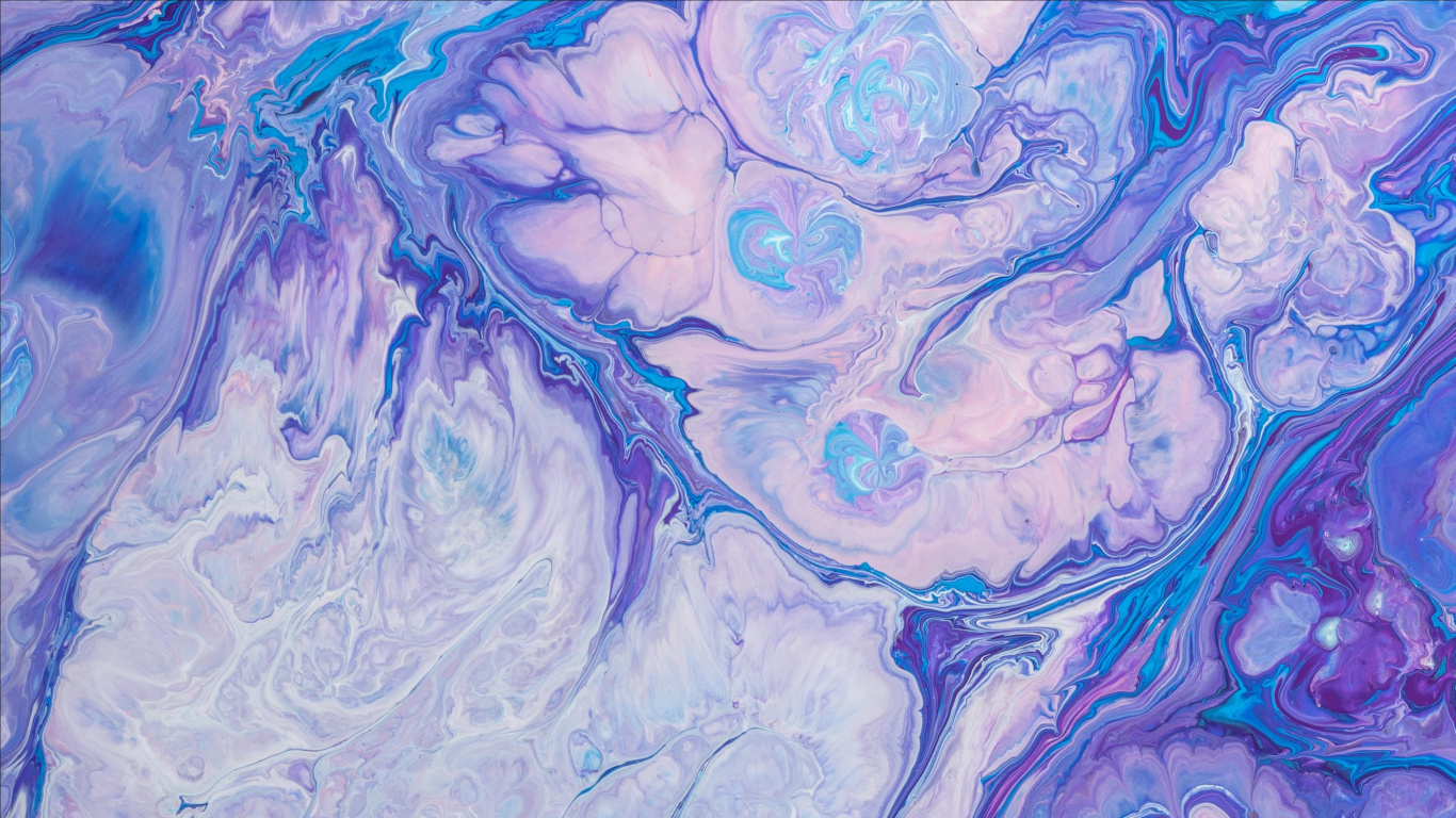 紫色的, 紫罗兰色, 电蓝色的, 绘画, 视觉艺术 壁纸 1366x768 允许