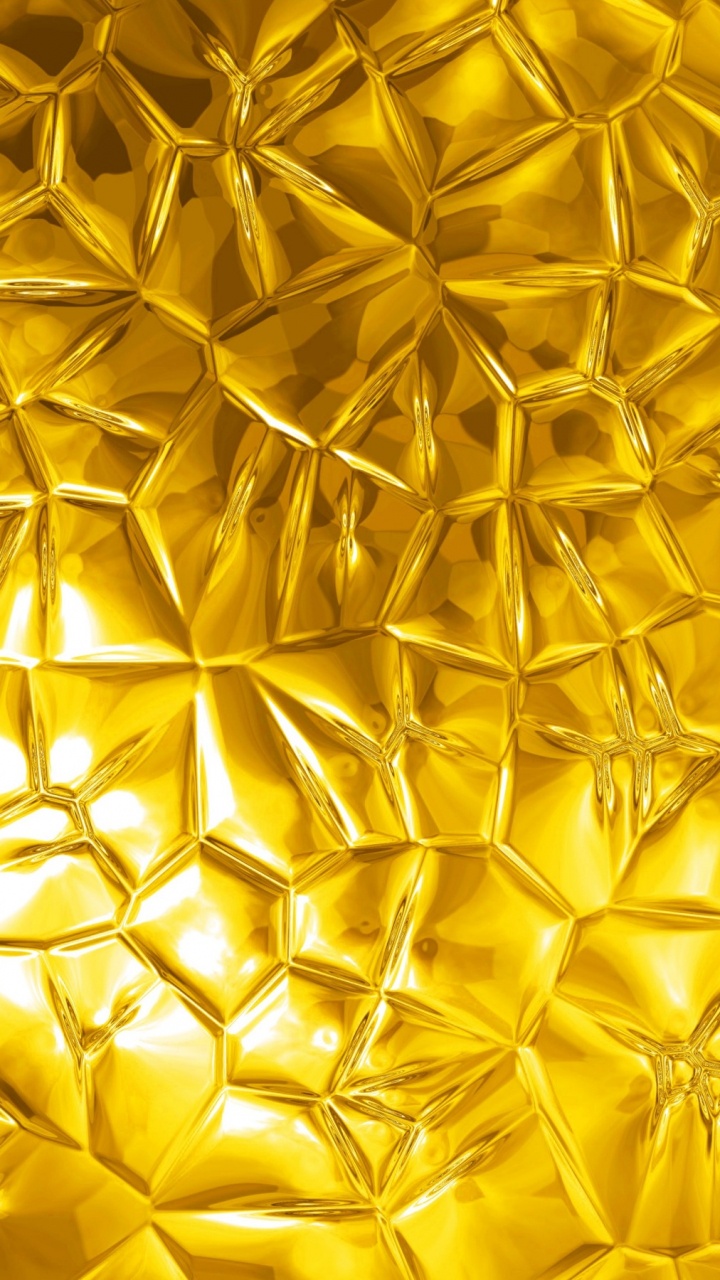 Yellow and Black Abstract Painting. Wallpaper in 720x1280 Resolution