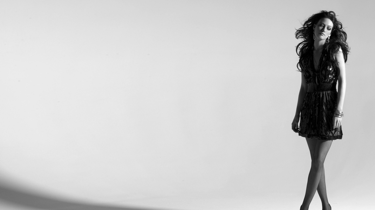 White, Standing, Fashion Model, Monochrome Mode, Model. Wallpaper in 1280x720 Resolution