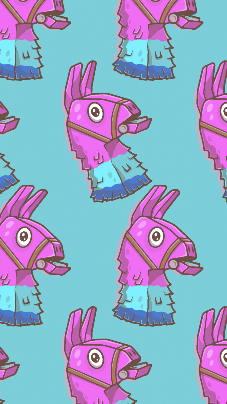 Fortnite, 粉红色, 品红色, 紫色的, 艺术 壁纸 750x1334 允许