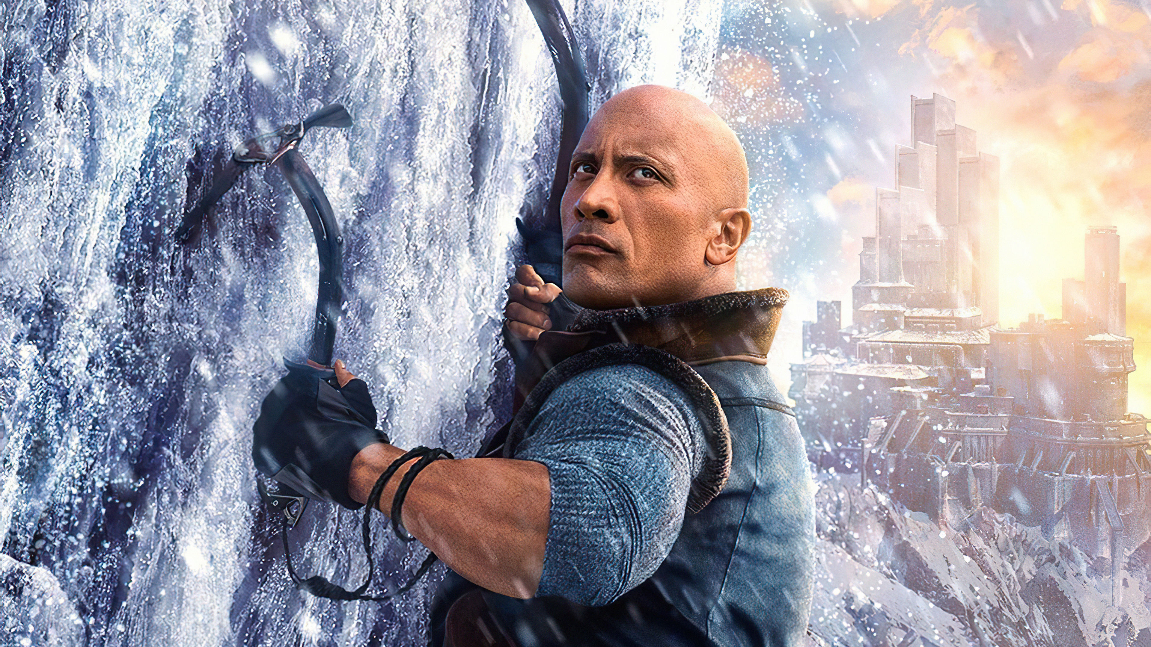 Dwayne Johnson Jumanji, Dwayne Johnson, dr Smolder Bravestone, Spencer Gilpin, Ruby Roundhouse. Wallpaper in 3840x2160 Resolution