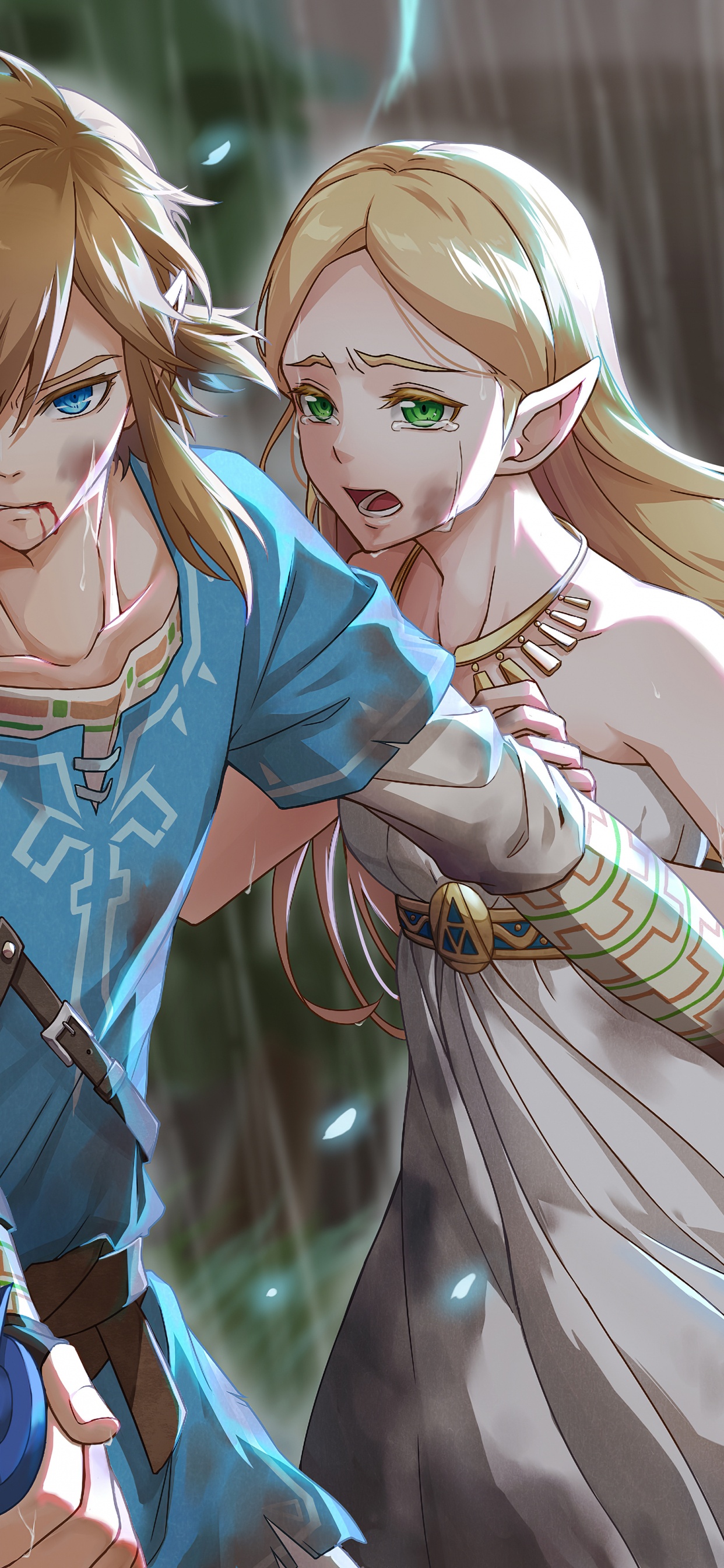 Cartoon, The Legend of Zelda, The Legend of Zelda Ocarina of Time, Princess Zelda, Brown Hair. Wallpaper in 1242x2688 Resolution