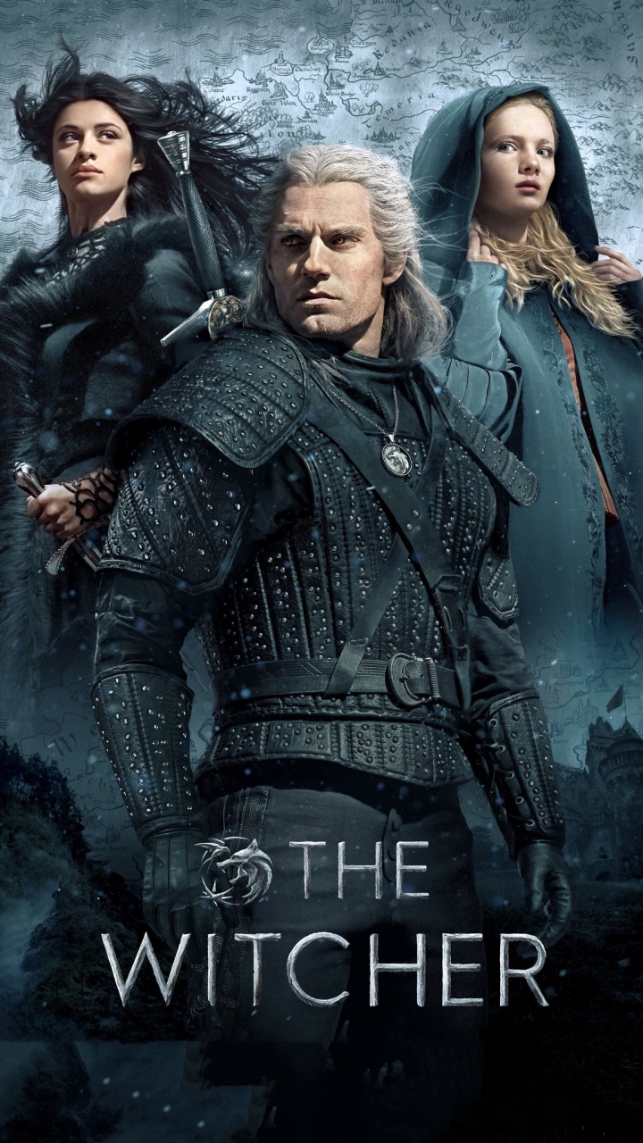 The Witcher, Henry Cavill, Geralt of Rivia, Making The Witcher, Netflix. Wallpaper in 720x1280 Resolution