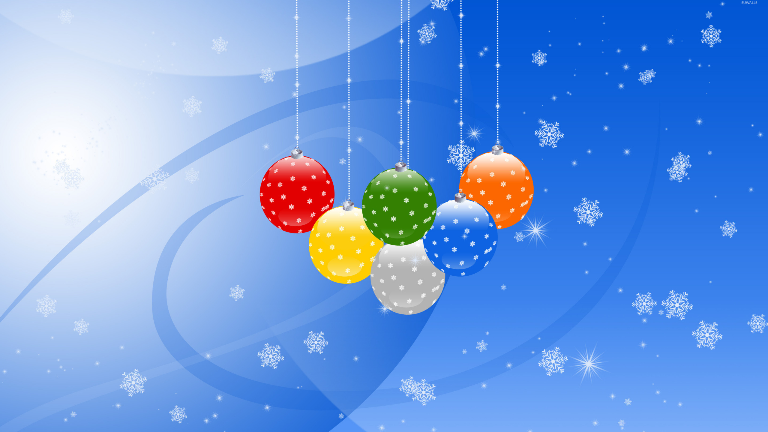 Le Jour De Noël, Nouvelle Année, Ornement de Noël, Arbre de Noël, Graphique. Wallpaper in 2560x1440 Resolution