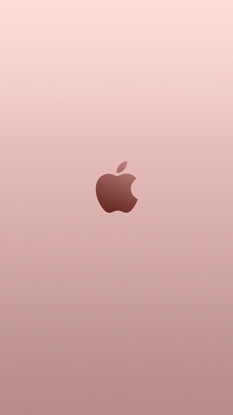 Apple, 黄金, 粉红色, 心脏, 天空 壁纸 750x1334 允许
