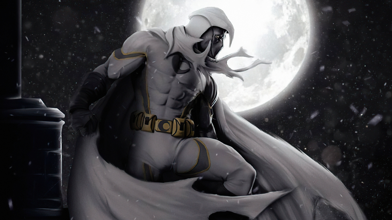 Moon Knight 壁纸 1366x768 允许