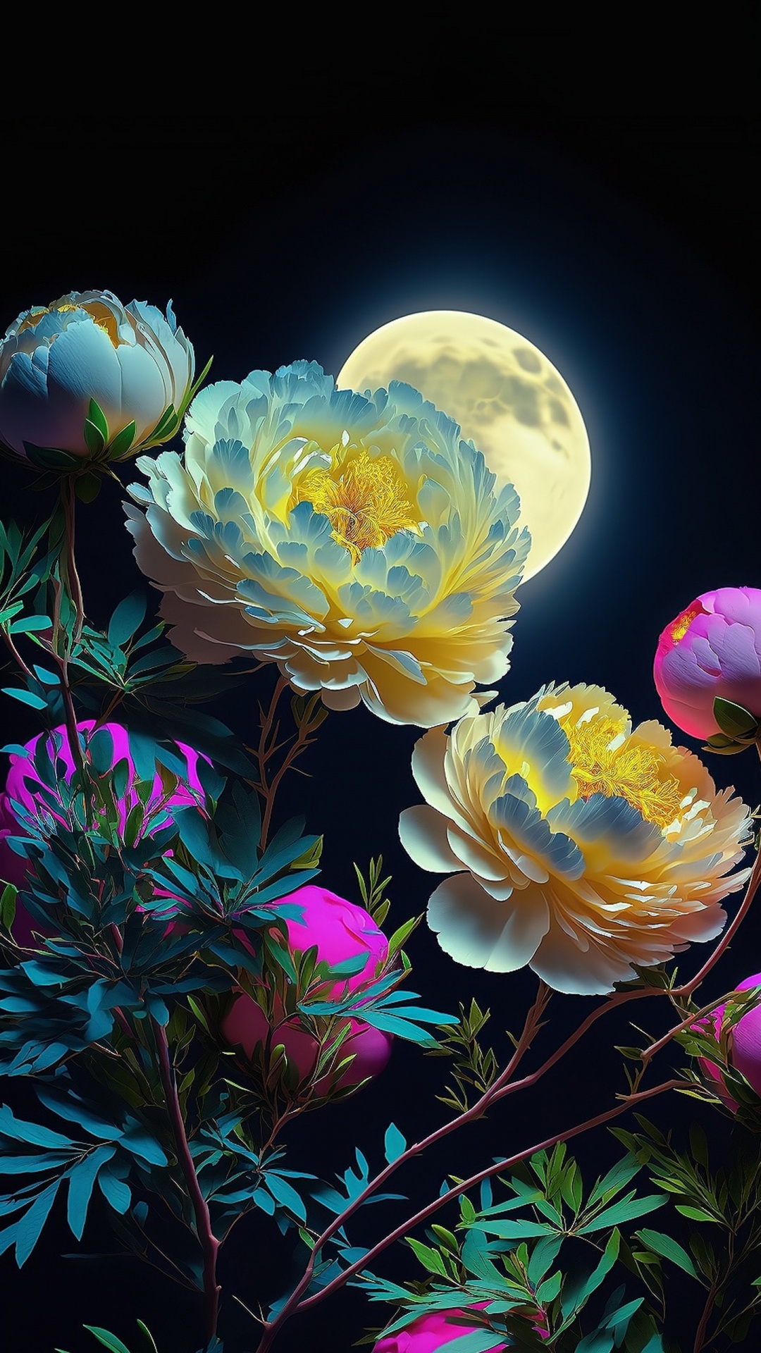 Design Floral, Pivoine, Plantes Artificielles, Botanique, Pétale. Wallpaper in 1080x1920 Resolution