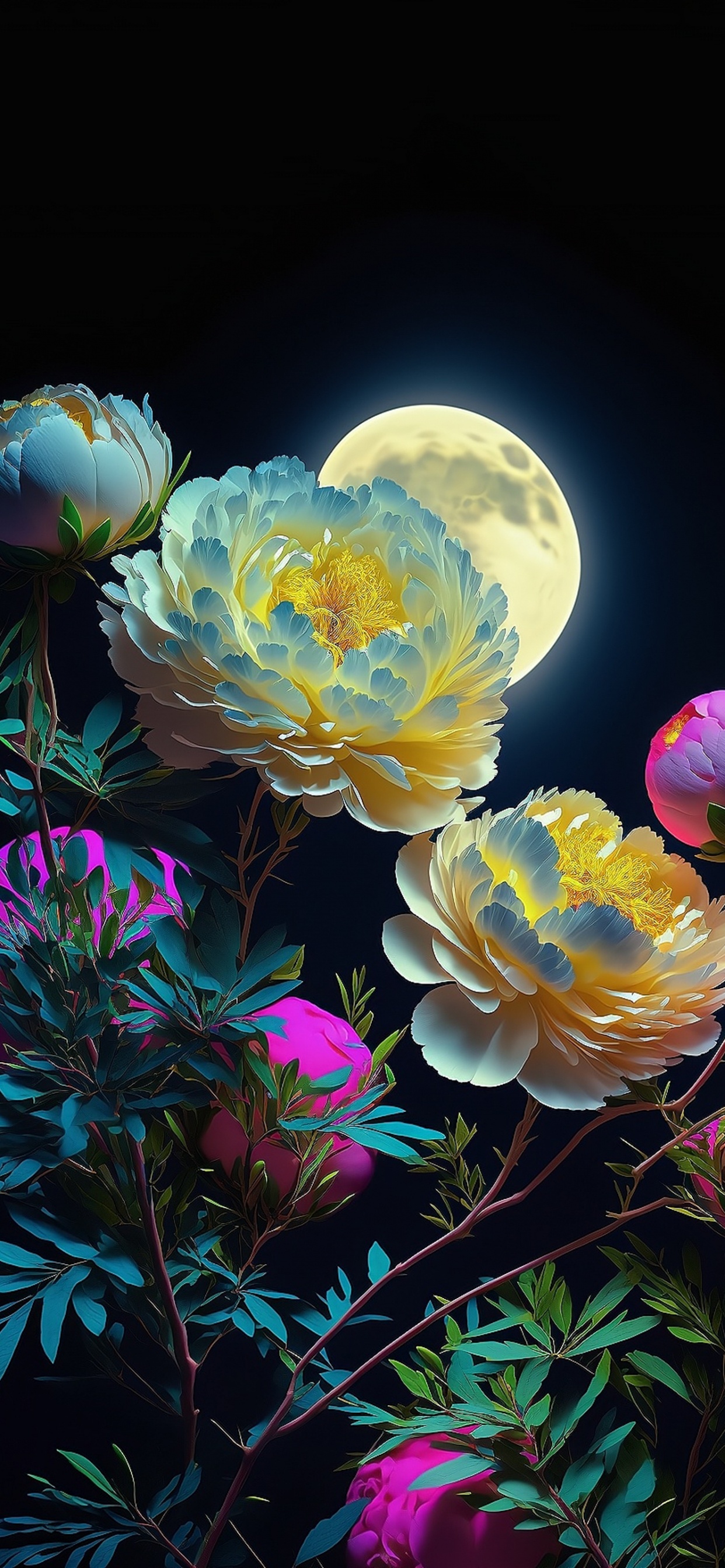 Flower, Floral Design, Peony, Artificial Plants, Plant. Wallpaper in 1242x2688 Resolution