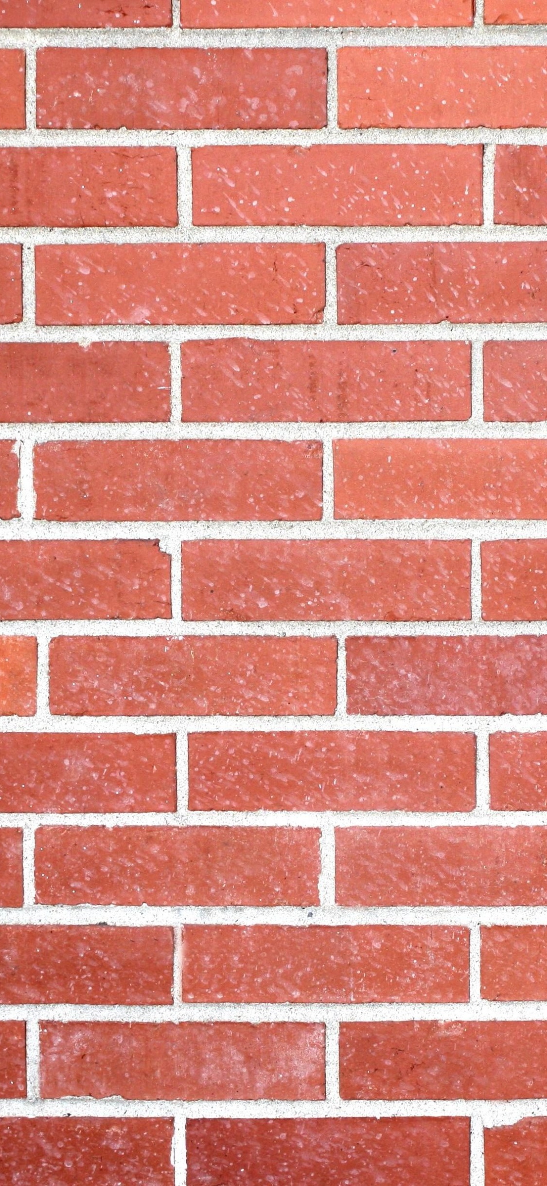 Mur de Briques Rouges et Blanches. Wallpaper in 1125x2436 Resolution