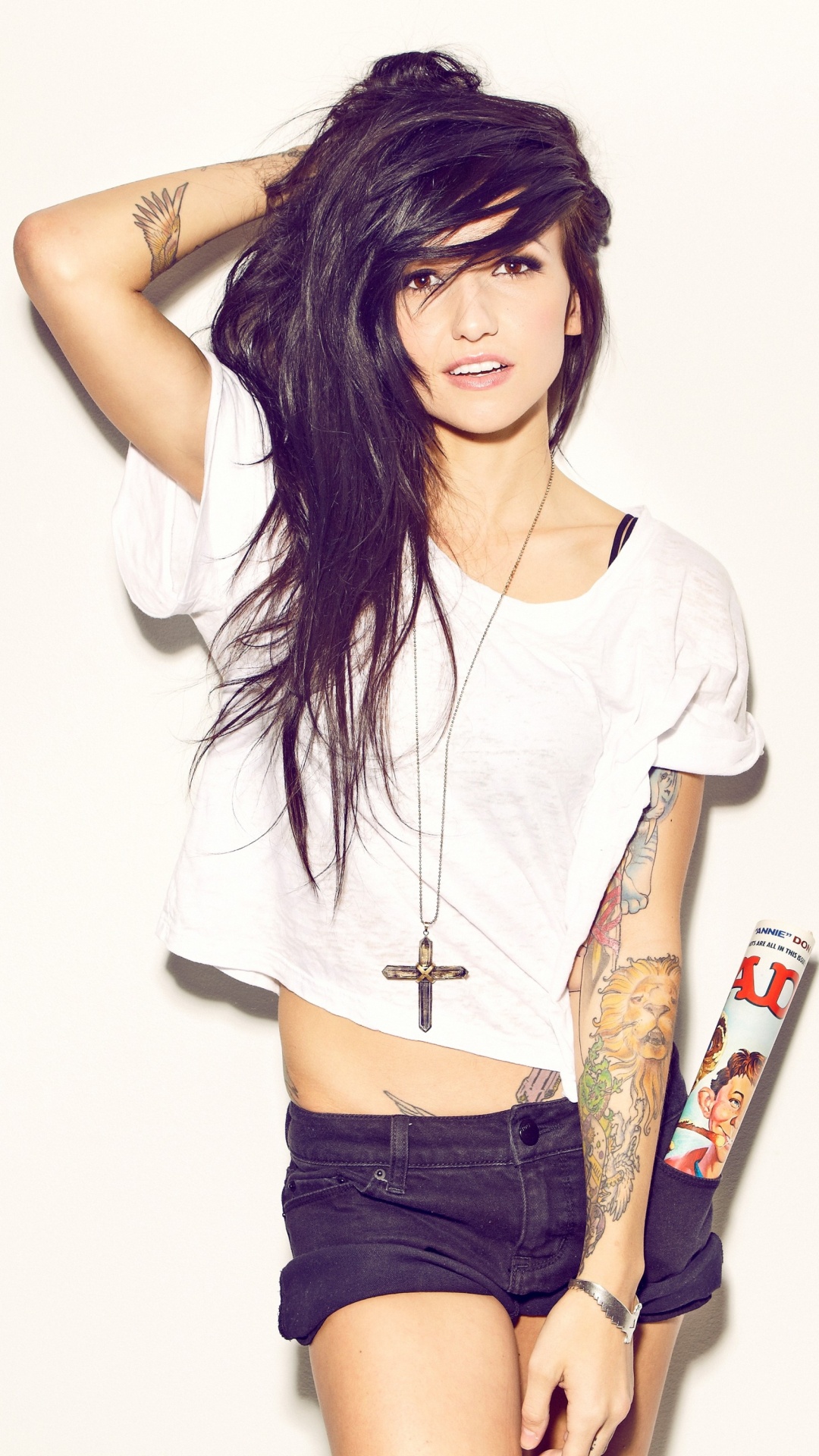 Valerie Poxleitner, Lights, Shoulder, Clothing, Waist. Wallpaper in 1080x1920 Resolution