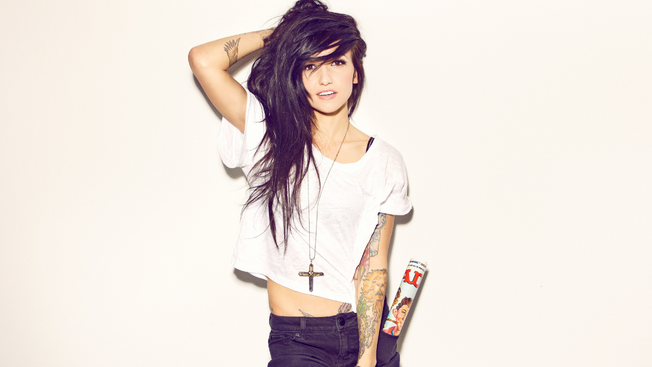 Valerie Poxleitner, Lights, Shoulder, Clothing, Waist. Wallpaper in 1280x720 Resolution