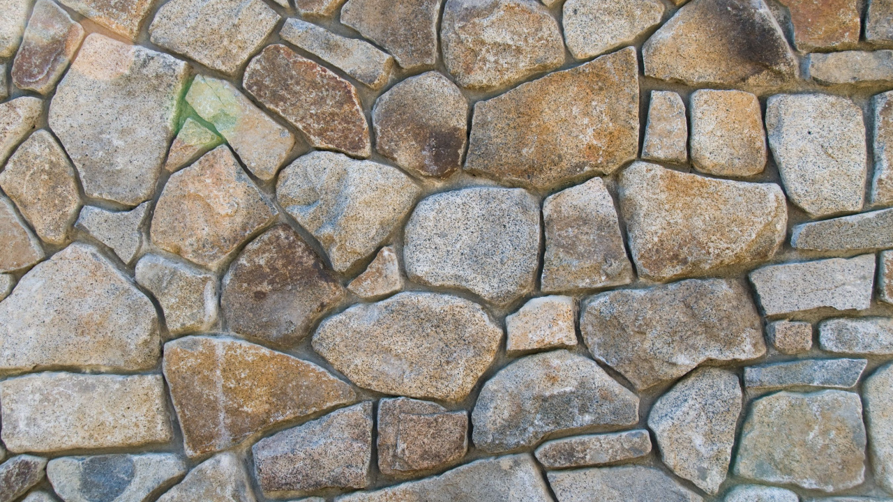 石壁, 砖, 鹅卵石, 废墟, 砖石 壁纸 1280x720 允许