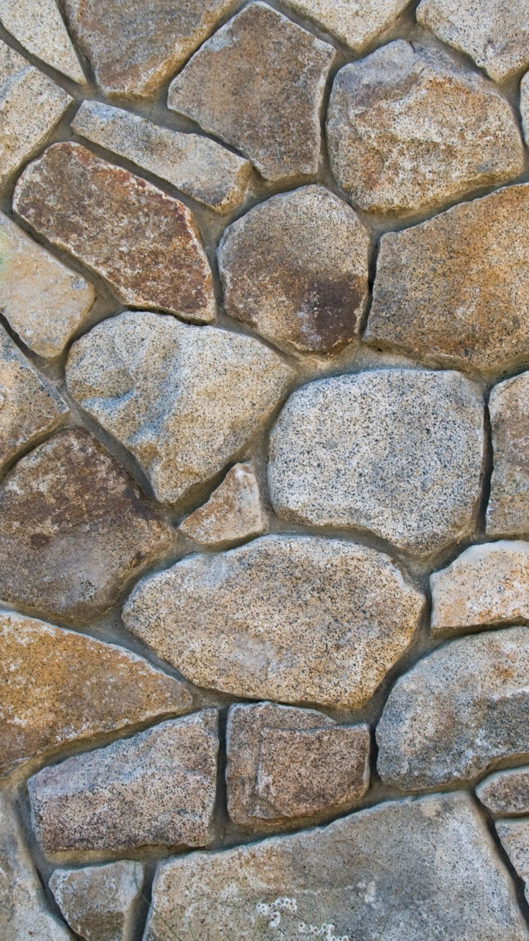 石壁, 砖, 鹅卵石, 废墟, 砖石 壁纸 750x1334 允许