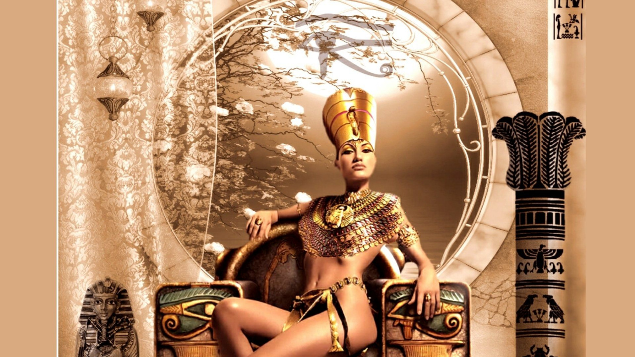 Hot Egyptian Queens, Egypt, Cleopatra, Egyptians. Wallpaper in 1280x720 Resolution