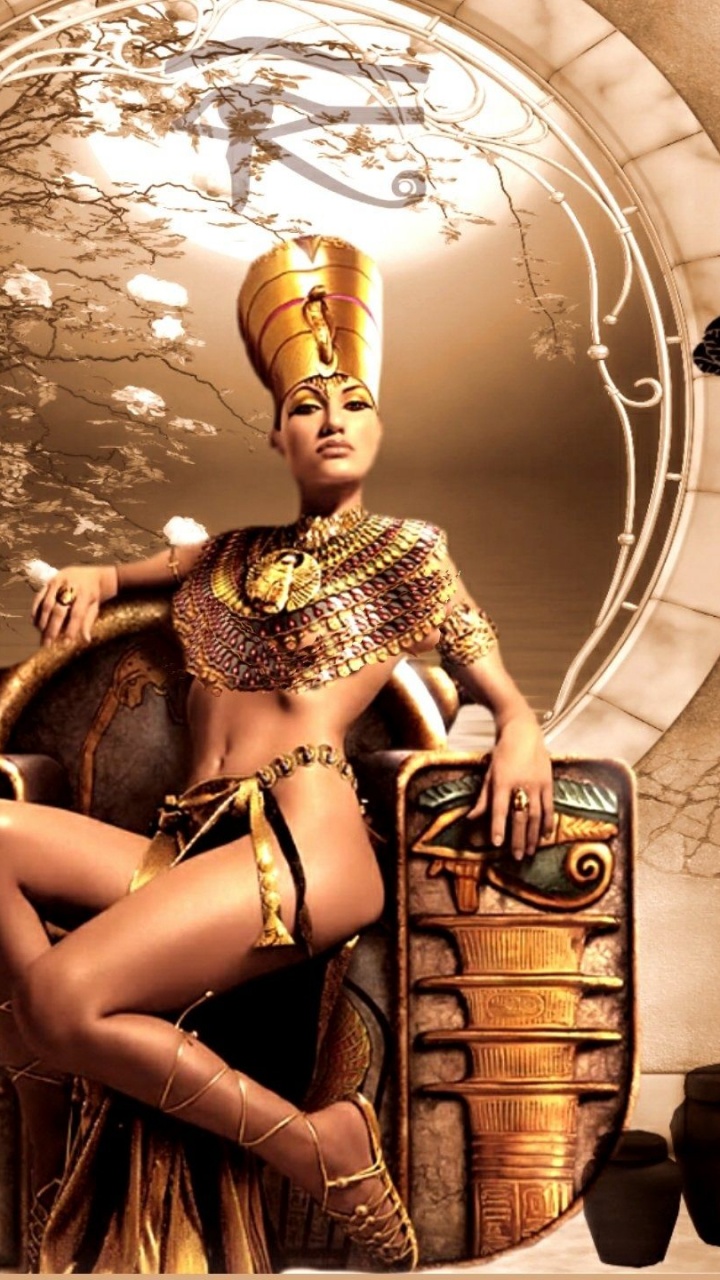 Hot Egyptian Queens, Egypt, Cleopatra, Egyptians. Wallpaper in 720x1280 Resolution