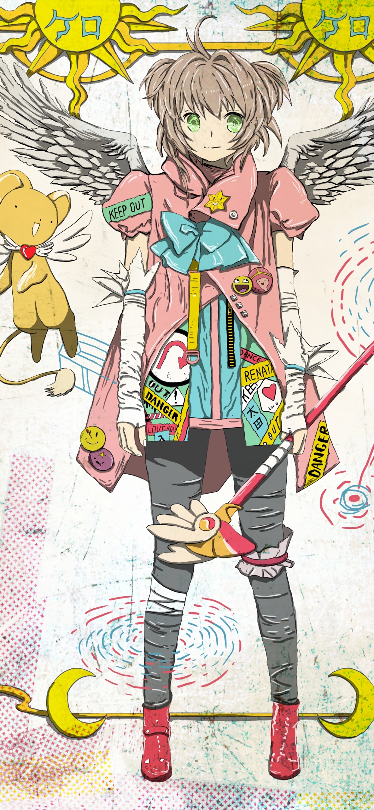 Woman in Blue and White Long Sleeve Shirt Anime Character. Wallpaper in 1242x2688 Resolution