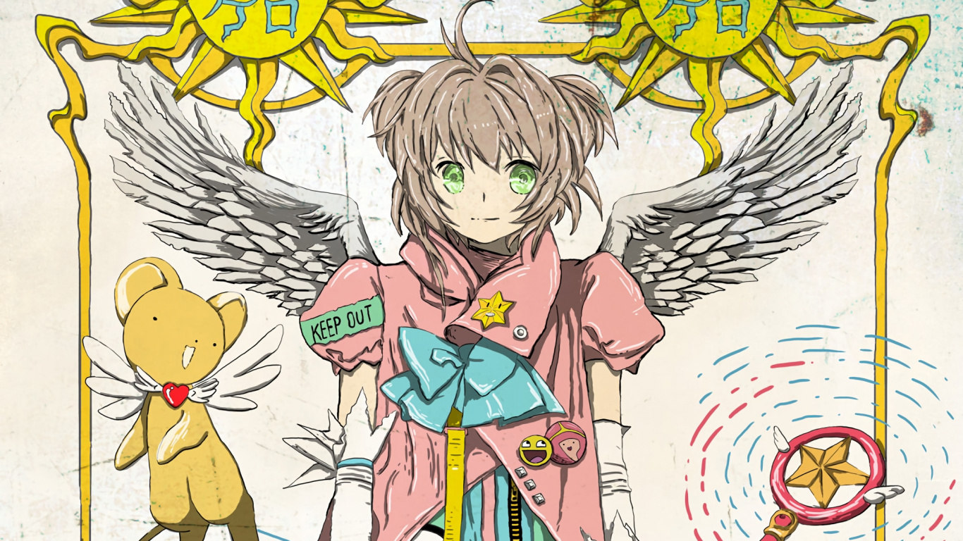 Frau im Blau-weißen Langarmhemd Anime Charakter. Wallpaper in 1366x768 Resolution