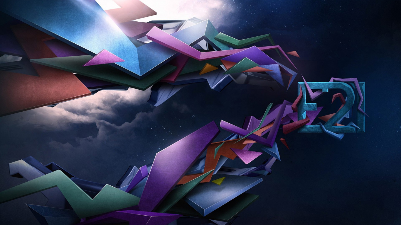 Purple Pink and Blue Paper Boats. Wallpaper in 1366x768 Resolution