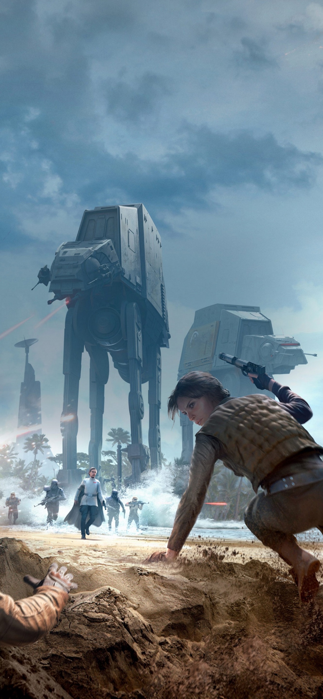 Star Wars, Star Wars Battlefront Ii, Star Wars Battlefront, Orson Krennic, pc Game. Wallpaper in 1242x2688 Resolution