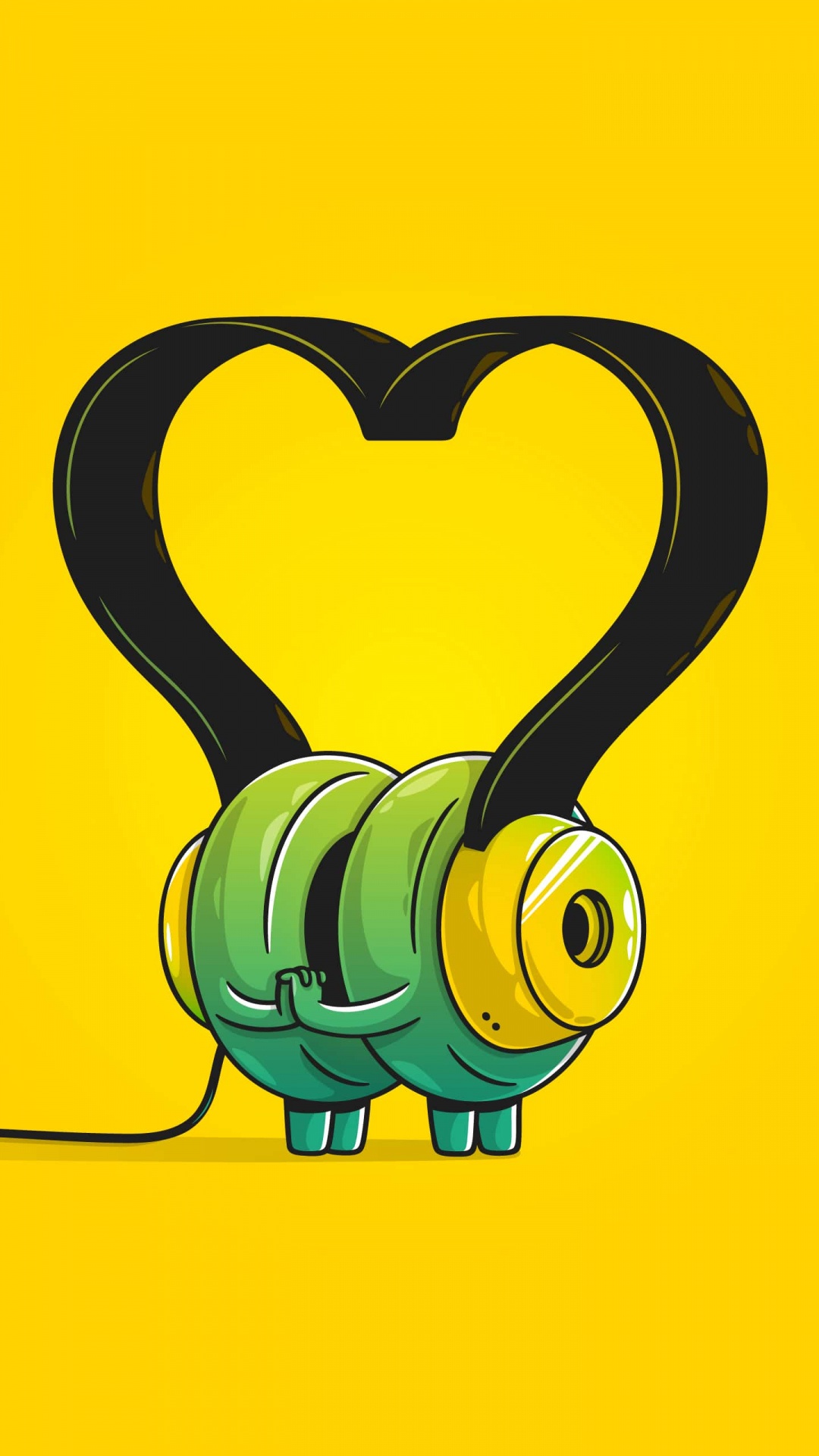 Cartoon, Illustration, Illustrator, Jaune, Périphérique de Sortie. Wallpaper in 1080x1920 Resolution