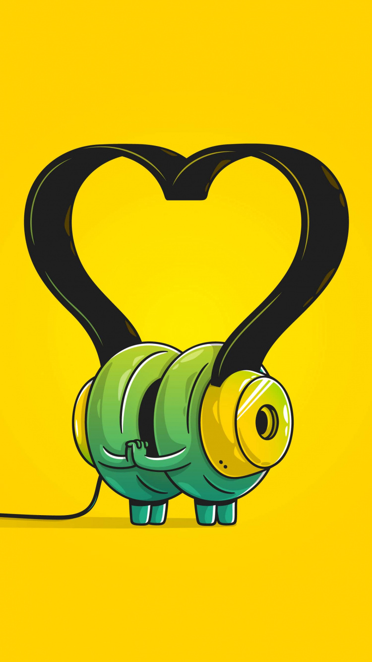 Cartoon, Illustration, Illustrator, Jaune, Périphérique de Sortie. Wallpaper in 750x1334 Resolution