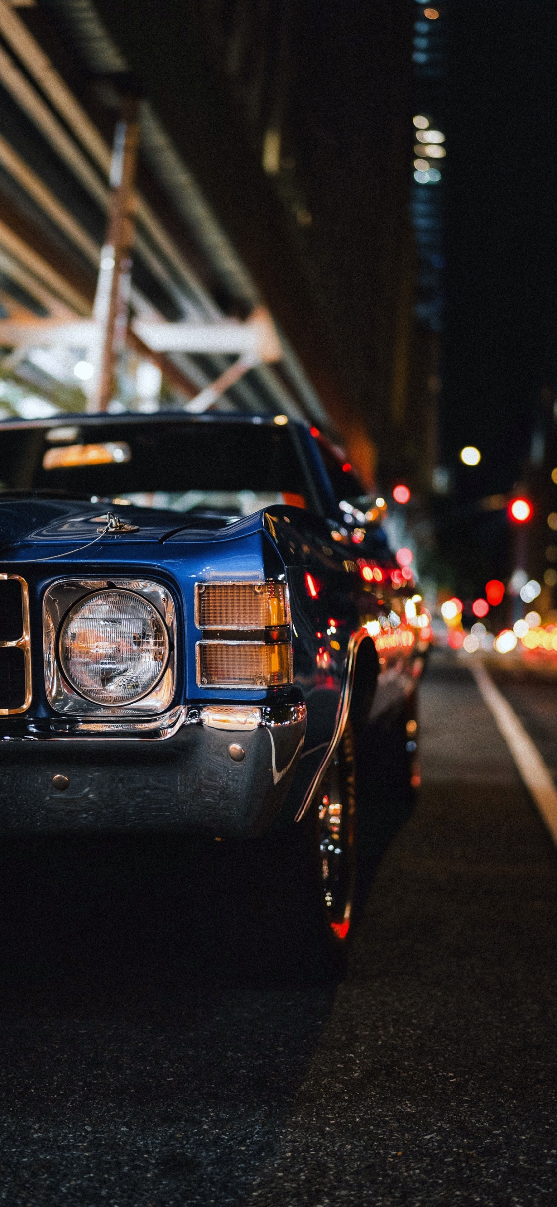 Night, Cars, Tire, Wheel, Automotive Lighting. Wallpaper in 1125x2436 Resolution