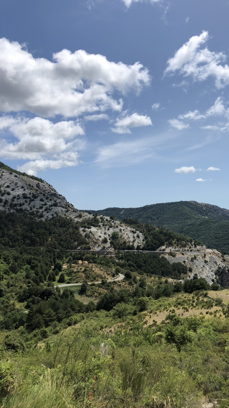 Vegetation, Mountainous Landforms, Cloud, Highland, Plant Community. Wallpaper in 750x1334 Resolution
