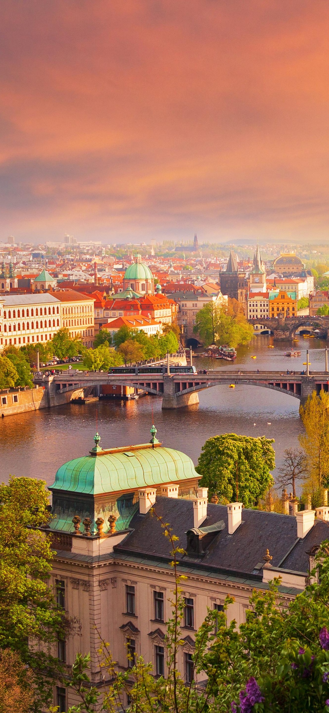 Aerial View of City During Daytime. Wallpaper in 1125x2436 Resolution