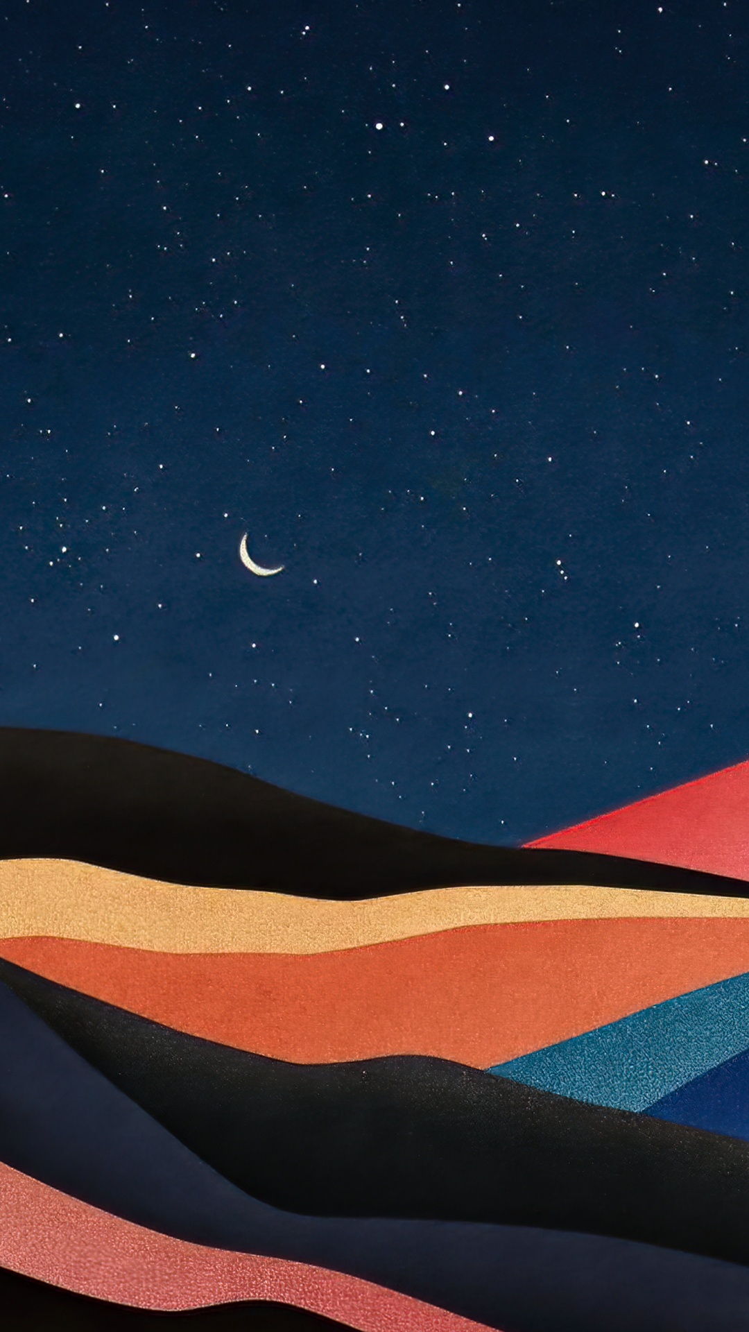 Geometry, Atmosphere, Crescent, World, Moon. Wallpaper in 1080x1920 Resolution