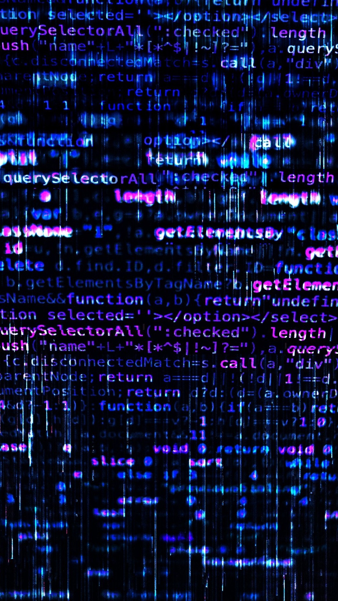 Ios, Hacker, Electric Blue, Muster, Verbundwerkstoff. Wallpaper in 1080x1920 Resolution