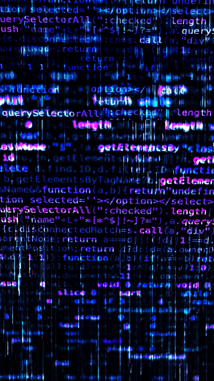 Ios, Hacker, Electric Blue, Pattern, Composite Material. Wallpaper in 750x1334 Resolution