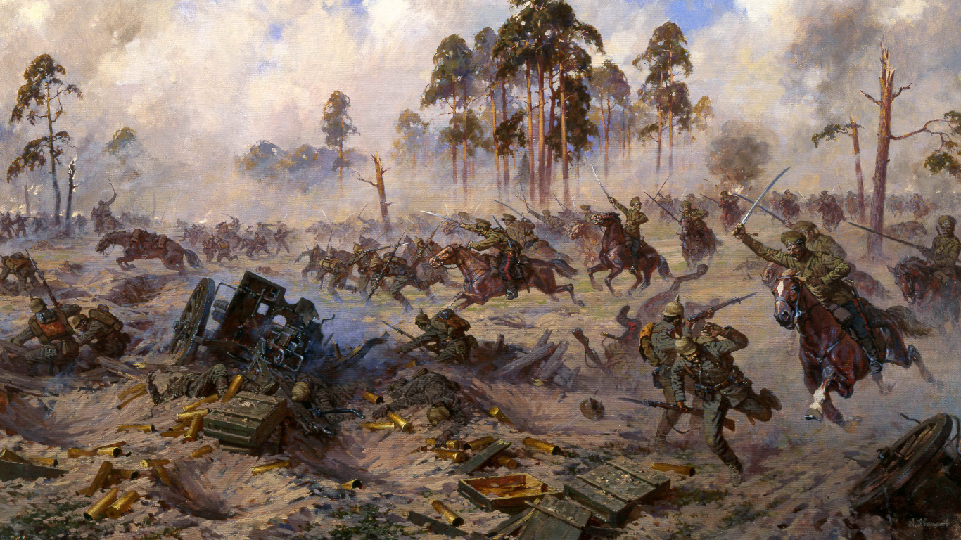 Braune Und Schwarze Abstrakte Malerei. Wallpaper in 1366x768 Resolution