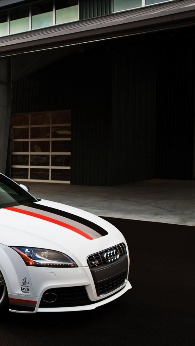 White and Red Porsche 911 Parked Near Brown Building. Wallpaper in 750x1334 Resolution