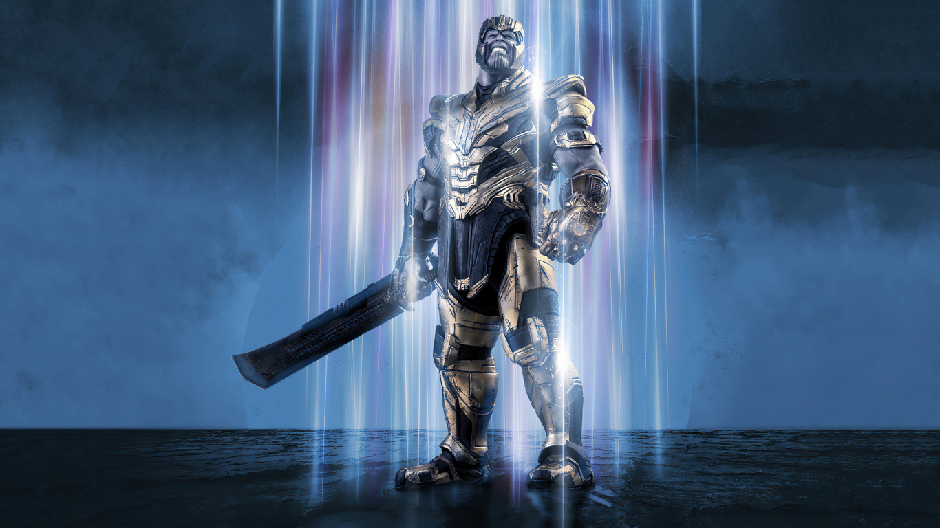 Superhelden, Thanos, Spider-man, Marvel Comics, Animation. Wallpaper in 1366x768 Resolution