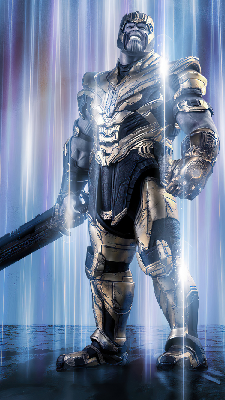 Superhero, Thanos, Spider-man, Marvel Comics, Animation. Wallpaper in 750x1334 Resolution