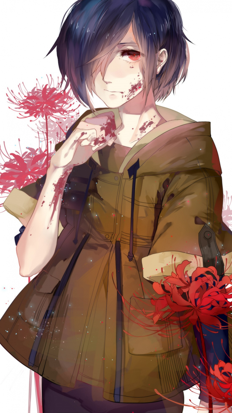 Personaje de Anime Masculino de Pelo Negro. Wallpaper in 750x1334 Resolution