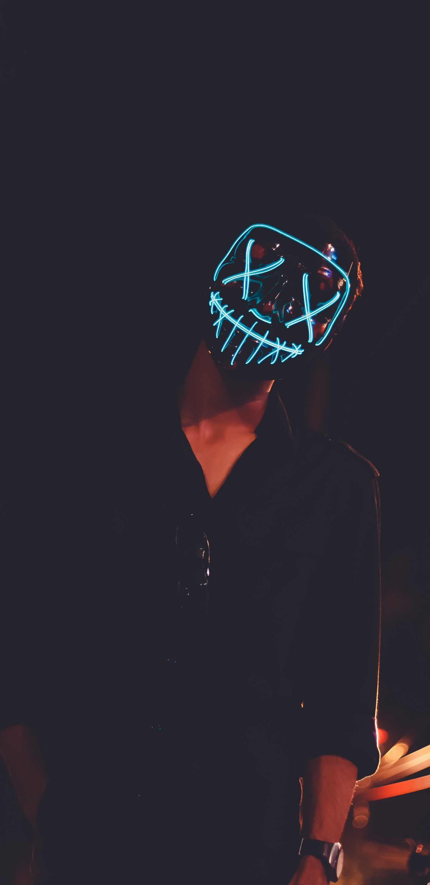 Obscurité, Corps Humain, Performance, Nuit, Minuit. Wallpaper in 1440x2960 Resolution