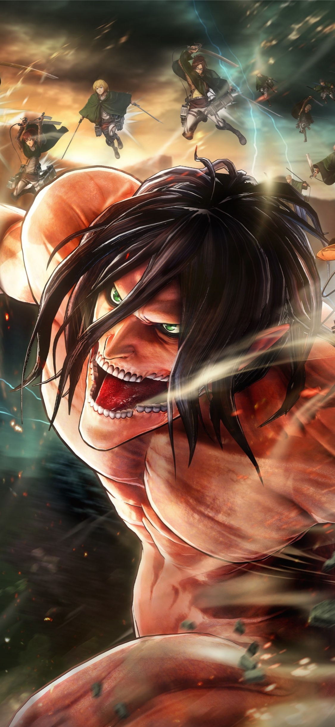 Mujer en Vestido Blanco y Marrón Con Alas. Wallpaper in 1125x2436 Resolution