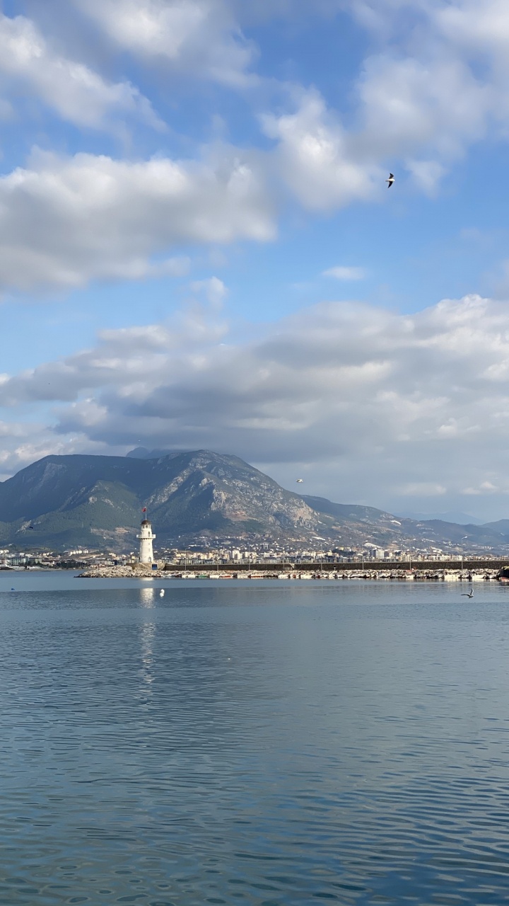 Alanya Castle-ikale, Cloud, Water, Water Resources, Mountain. Wallpaper in 720x1280 Resolution