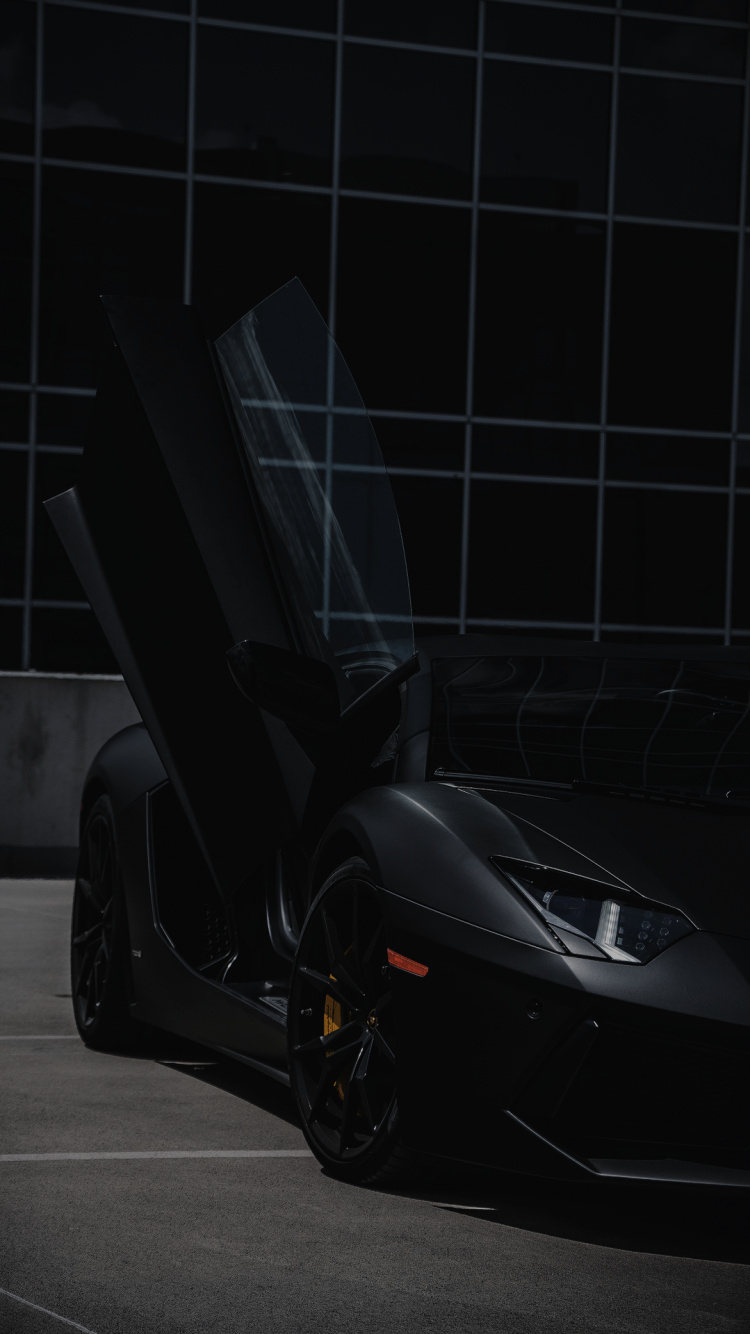 Lamborghini Aventador, Coche, Lamborghini, Supercoche, Neumatico. Wallpaper in 750x1334 Resolution