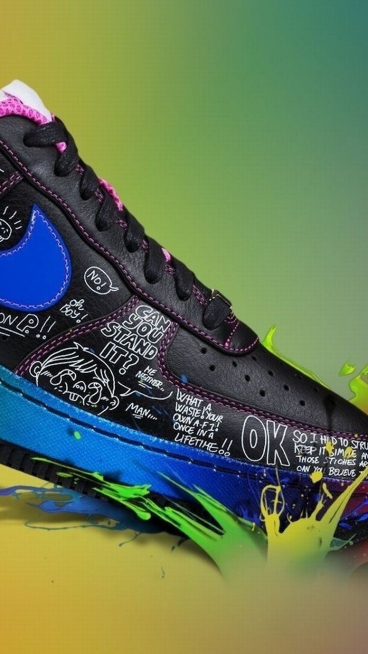 Nike, Zapatilla, Zapato, Calzado, Calzado Deportivo. Wallpaper in 720x1280 Resolution