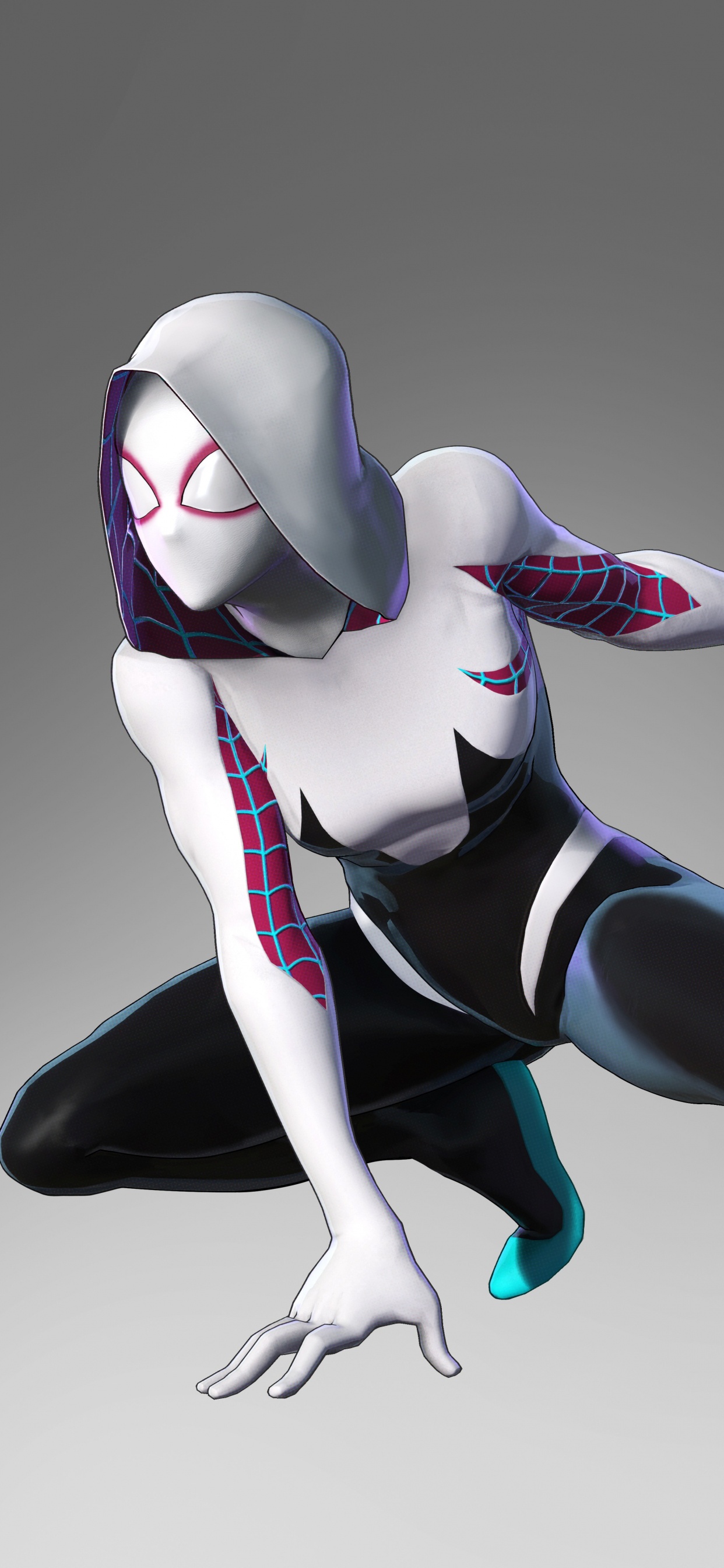 Spider-man, Gwen Stacy, Millas Morales, Músculos, Ilustración. Wallpaper in 1242x2688 Resolution