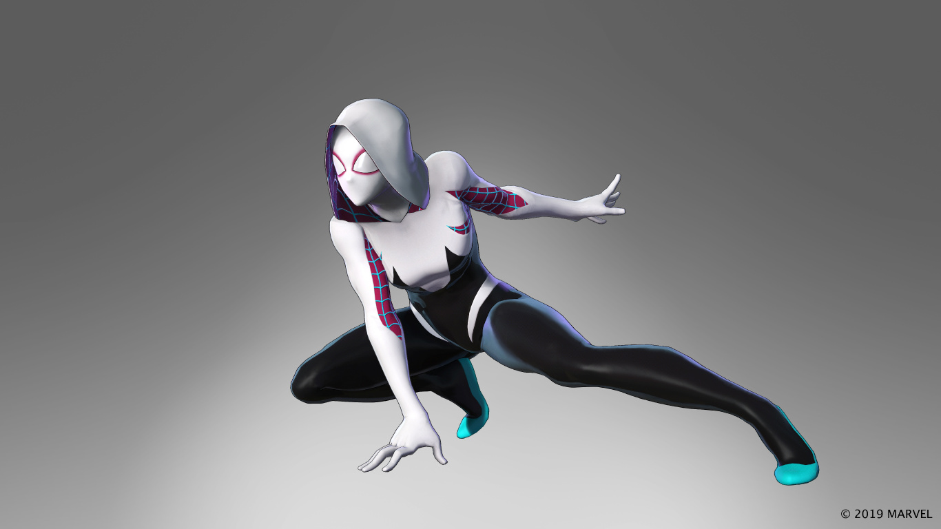 Spider-man, Gwen Stacy, Miles Morales, Character, Muscle. Wallpaper in 1366x768 Resolution