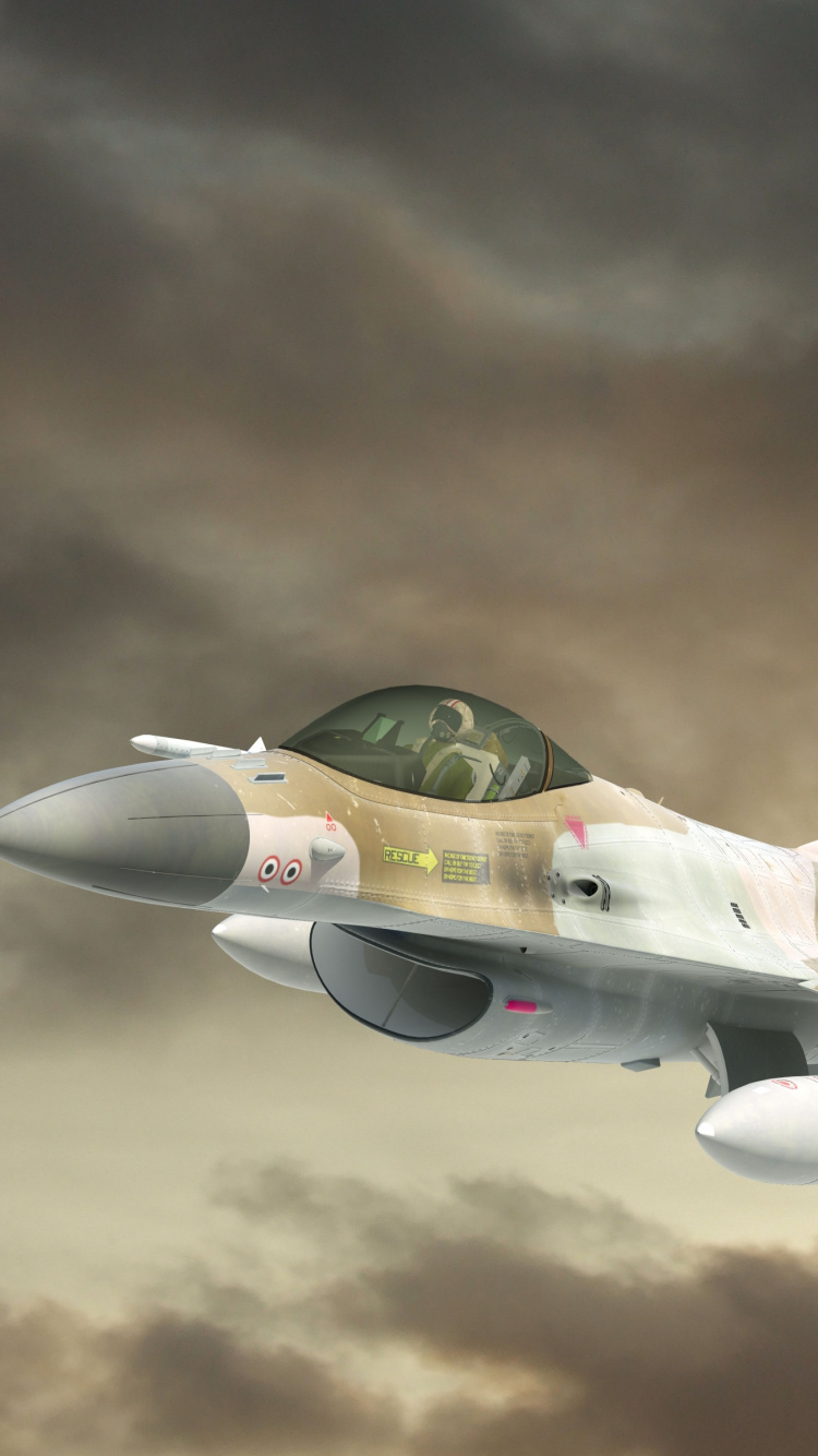 Gray and Black Jet Plane in The Sky. Wallpaper in 750x1334 Resolution