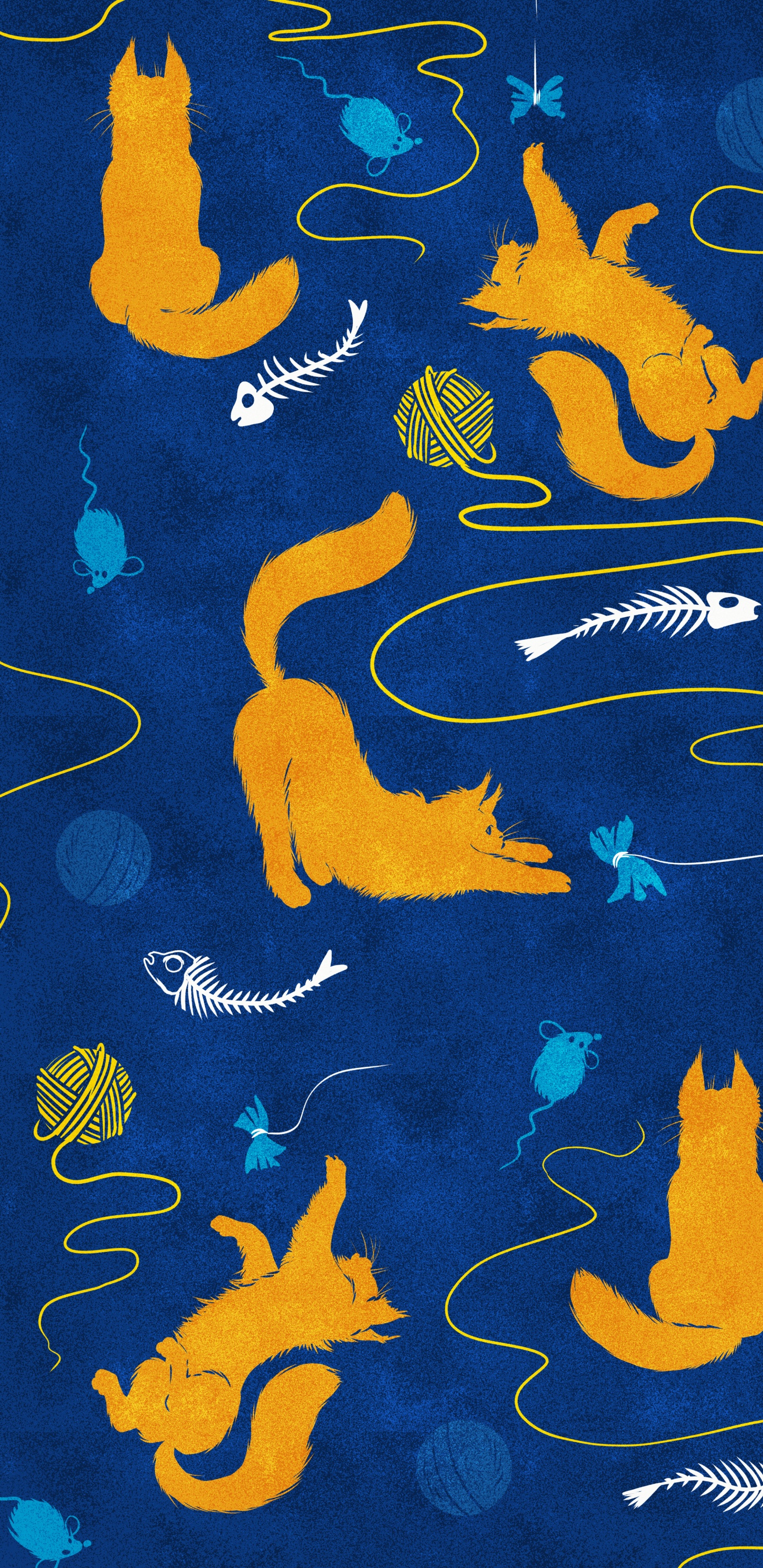 Marine Biology, Visual Arts, Acrylic Paint, White, Azure. Wallpaper in 1440x2960 Resolution