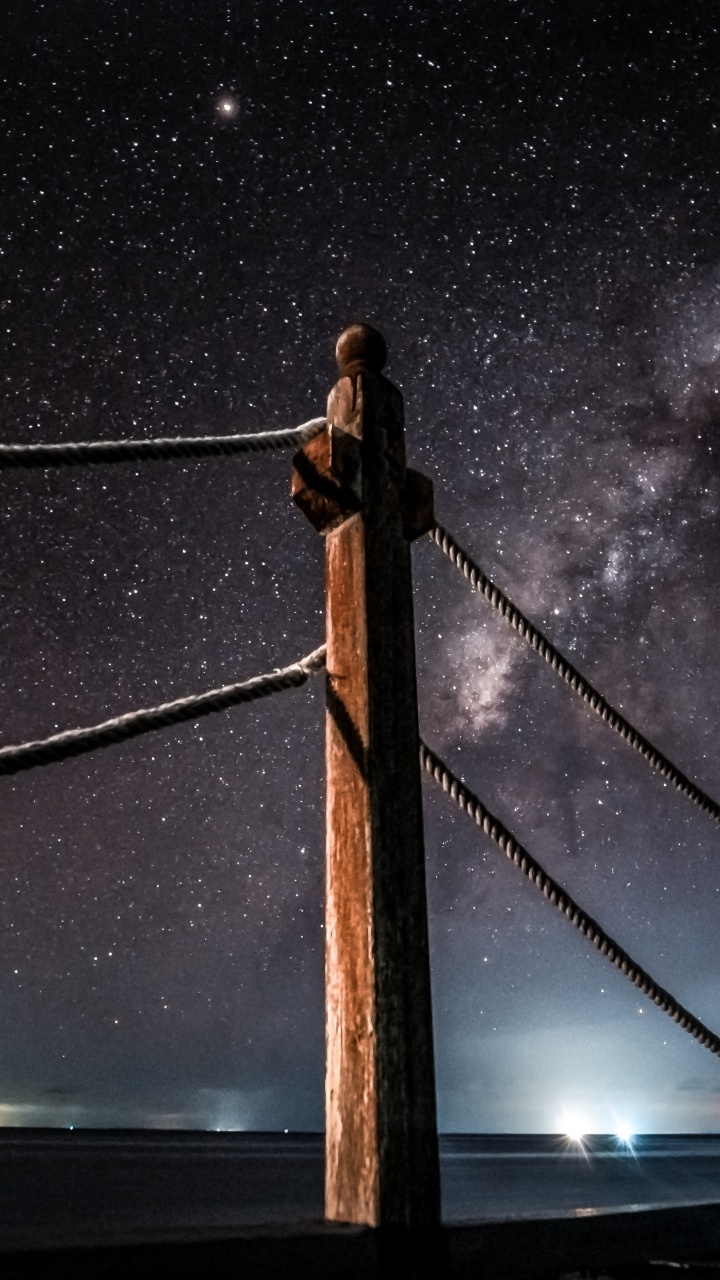 Voie Lactée, Nuit, Obscurité, Espace, Objet Astronomique. Wallpaper in 720x1280 Resolution