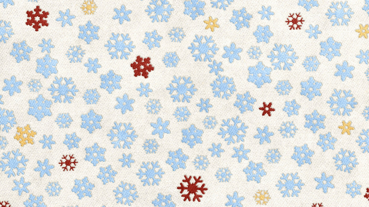 Blau-weißes Und Rotes Florales Textil. Wallpaper in 1280x720 Resolution