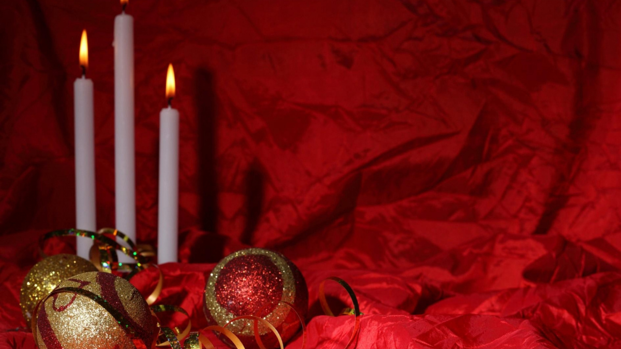 Christmas Decoration, Candle, Lighting, Tradition, Christmas. Wallpaper in 1280x720 Resolution