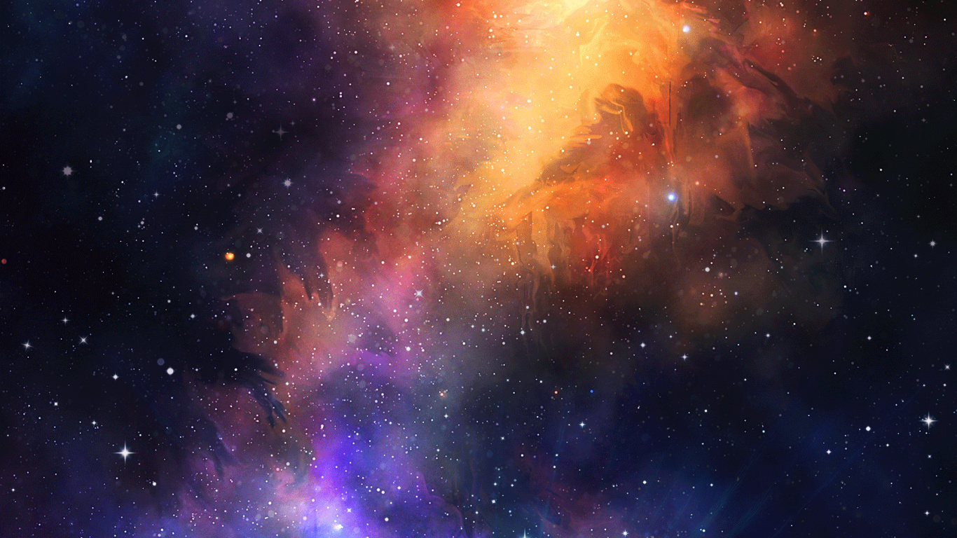 Terre, Espace, Atmosphère, Nébuleuse, Purple. Wallpaper in 1366x768 Resolution