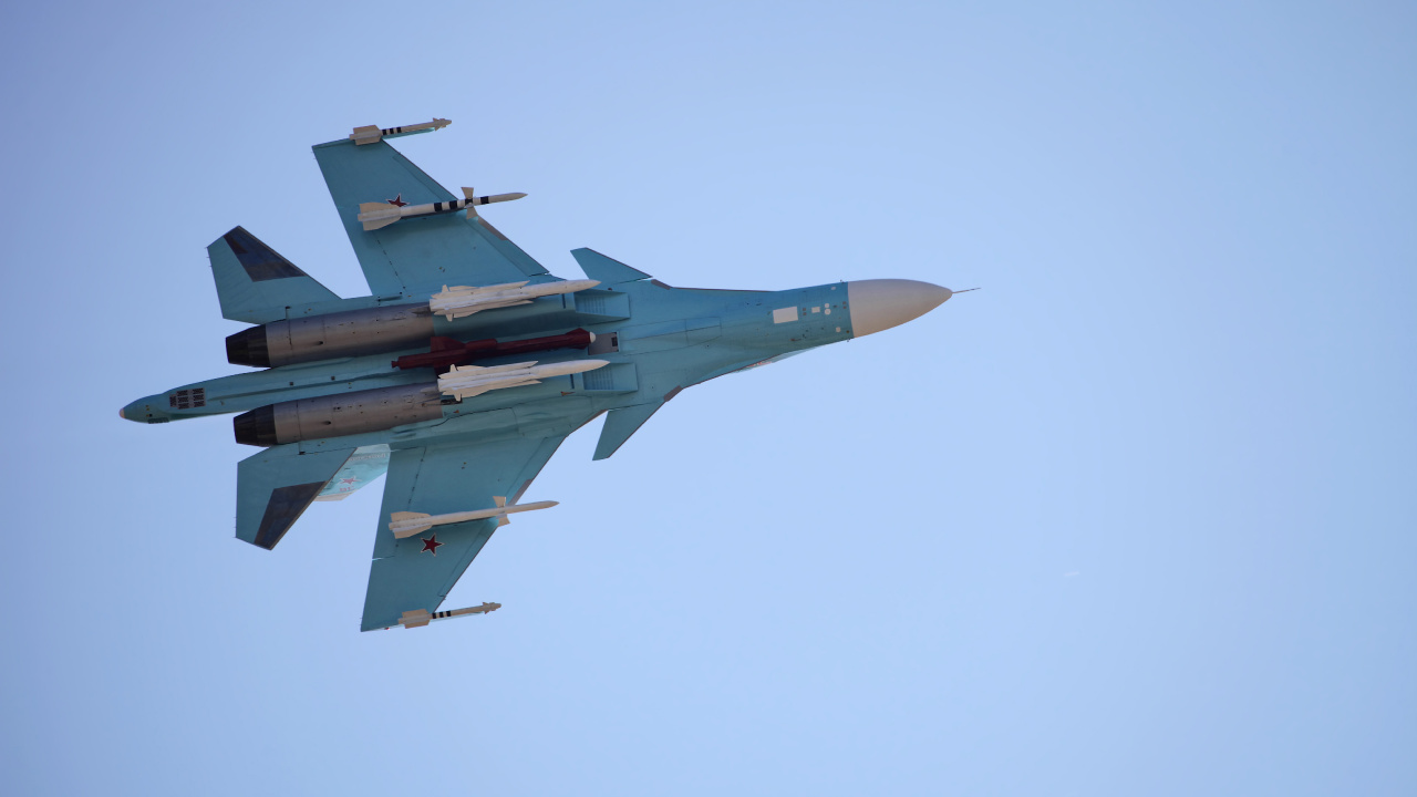 俄罗斯空军, 军用飞机, 空军, 航空, 航班 壁纸 1280x720 允许